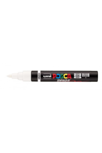Marker Uni pc-5br brush Posca bijeli - slika proizvoda