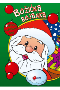 Božićna bojanka s ukrasima za božićno drvce - naslovnica