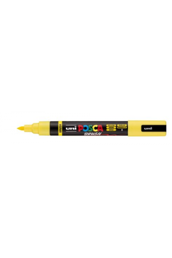 Marker Uni pc-5br brush Posca žuti - slika proizvoda