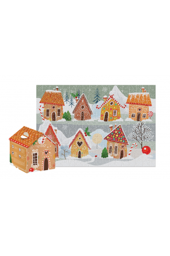 Puzzle 250 kom. kućica Christmas Gingerbread village - slika proizvoda