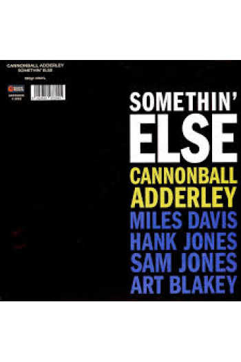 Cannonball Adderley - Somethin Else LP - omot
