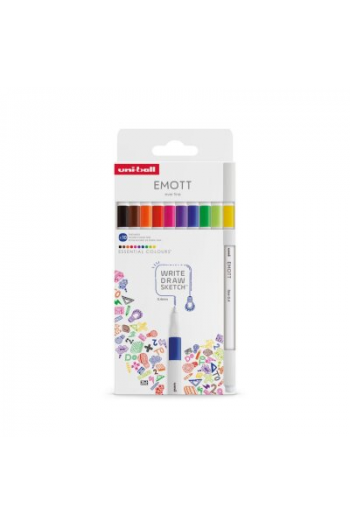 Marker Uni emott (0.4) pak 10 kom Essential colours - slika proizvoda