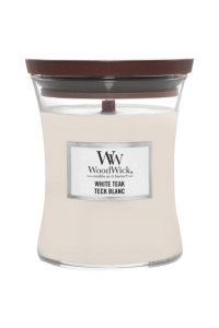 Svijeća WW Classic medium White teak 92039E