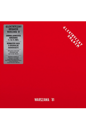 Električni orgazam - Warszawa LP - omot