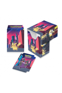 Ultra Pro - Shimmering Skyline featuring Pikachu Full Viev Deck Box for Pokemon