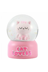 Snježna kugla iTotal Cat roza XL3189