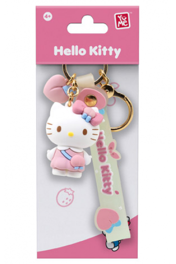 Yume Hello Kitty Keychain & Strap Peach Series Hello Kitty - slika proizvoda
