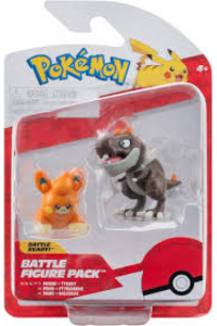 Pokemon Figurica "Battle Figure" 2Pk - Tyrunt And Pawmi W17
