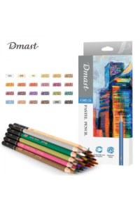 Umjetnički set za crtanje Deli Dmast pastelne olovke 4,0mm 24 kom u kutiji EC302-24 140012989