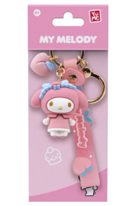 Yume Hello Kitty Keychain & Strap Peach Series My Melody - slika proizvoda