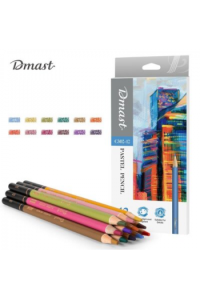 Umjetnički set za crtanje Deli Dmast pastelne olovke 4,0mm 12 kom u kutiji EC302-12 140012988