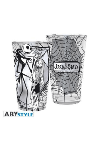 Nightmare Before Xmas - Large Glass - 400Ml - Jack & Sally - Box