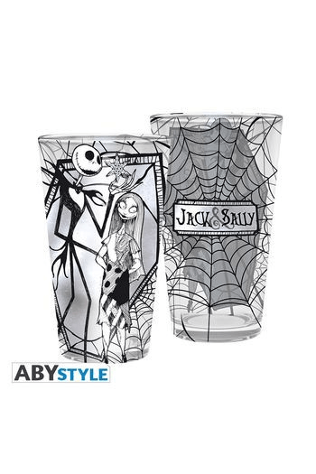 Nightmare Before Xmas - Large Glass - 400Ml - Jack & Sally - Box - slika proizvoda