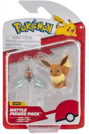 Pokemon Figurica "Battle Figure" 2Pk - Eevee And Rotom W17 - slika proizvoda