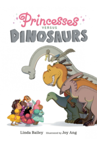 Princesses Versus Dinosaurs (Slikovnica) - naslovnica