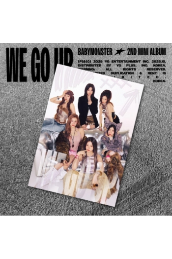 BABYMONSTER - WE GO UP (POSTCARD VER.) CD - omot