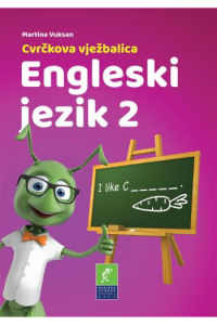 Cvrčkova vježbalica Engleski 2 - naslovnica