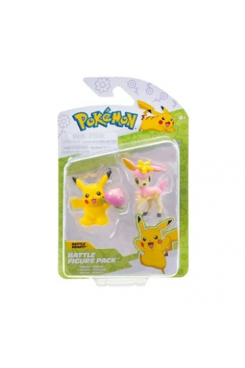 Pokemon Figurica Battle Figure 2Pk - Summer Pikachu & Deerling W1 - slika proizvoda