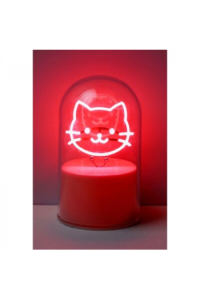 Lampa staklena kupola iTotal NEON-efekt LED Cat XL3256