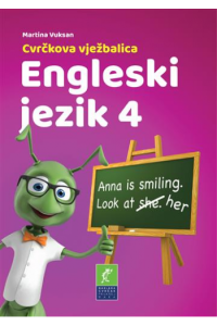 Cvrčkova vježbalica Engleski 4 - naslovnica