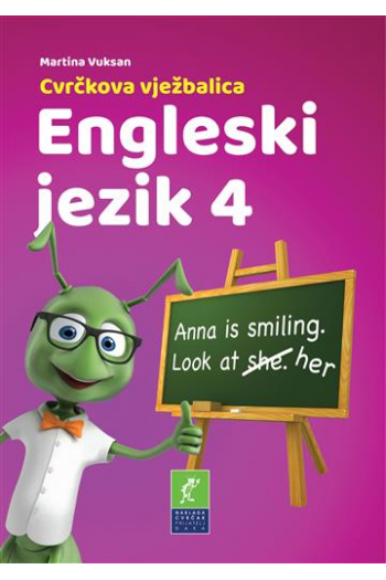 Cvrčkova vježbalica Engleski 4 - naslovnica
