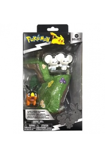 Pokemon Set Za Igru S Figuricom 15cm - Flowery Farmland - Tandemaus And Tepig W7 - slika proizvoda