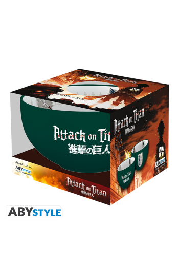 ATTACK ON TITAN - Bowl - 600 ml - "Emblems S3" cardboard box - slika proizvoda