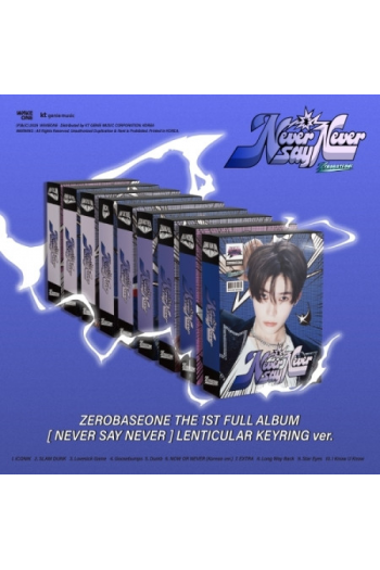 ZEROBASEONE - Never Say Never (Lenticular Keyring Ver.) [Kim Tae Rae Ver.] - omot