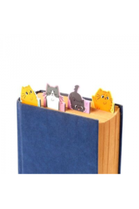 Set magnetskih oznaka za knjige Puckator s motivom Beans & Co mačaka 24    1 BOOK25