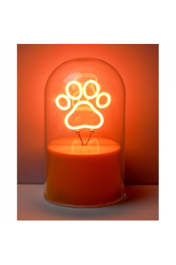 Lampa staklena kupola iTotal NEON-efekt LED Paw XL3257 - slika proizvoda