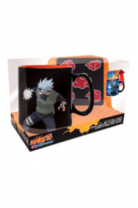 Naruto Shippuden - Gift Set Mug Heat Change 460Ml + Coaster Akatsuki
