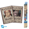 One Piece - Set 2 Posters Chibi 52X38 - Wanted Shanks & Blackbeard - slika proizvoda