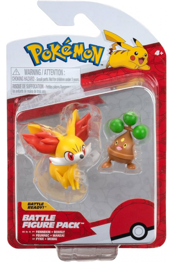 Pokemon Figurica "Battle Figure" 2Pk - Fennekin & Bonsly W16 - slika proizvoda