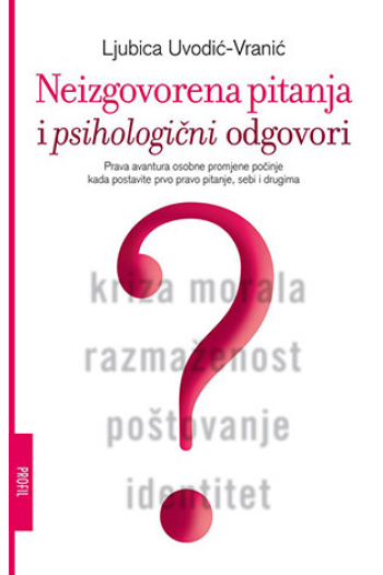 Neizgovorena pitanja i psihologični odgovoriI - naslovnica