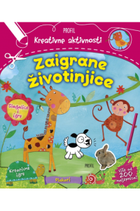 Zaigrane životinjice - kreativne aktivnosti (Slikovnica) - naslovnica