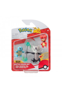 Pokemon Figurica "Battle Figure" 3Pk - Magby, Squirtle, Alolan Marowak W19