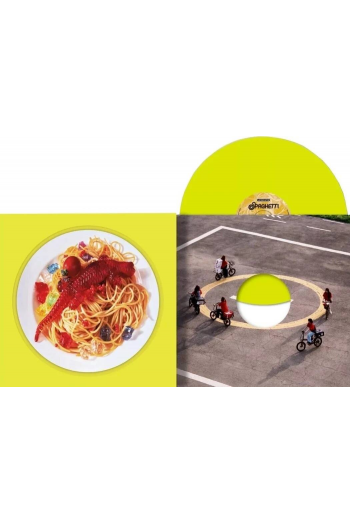 Le Sserafim - 1st Single Album Spaghetti Vinyl (Ltd. Neon Yellow) LP - omot
