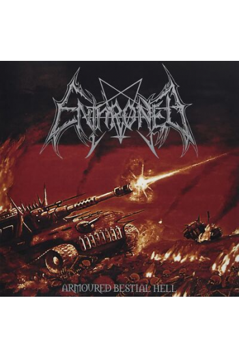 Enthroned - Armoured Bestial hell (Clear With Red, Orange & White Splatter, Gatefold) LP - omot