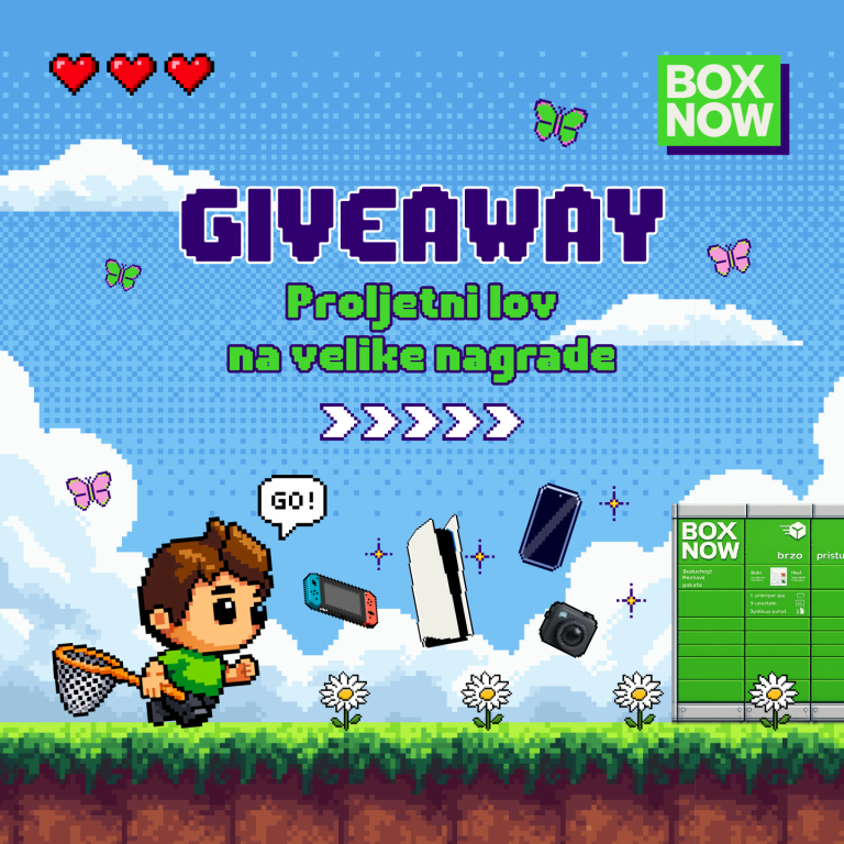 BOX NOW Nagradna igra 🎉 Proljetni lov na velike nagrade je počeo! 🌸🎁