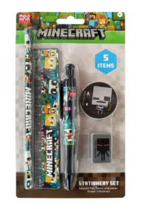 Pyramid Minecraft Chibi Skeleton Essential 5Pc Stationery Set