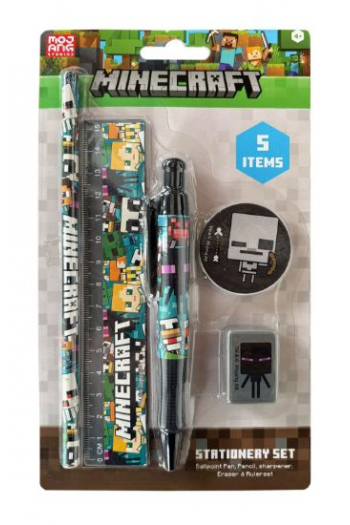 Pyramid Minecraft Chibi Skeleton Essential 5Pc Stationery Set - slika proizvoda
