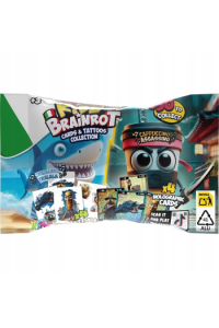 Kidz brainrot holografic cards + tattoos