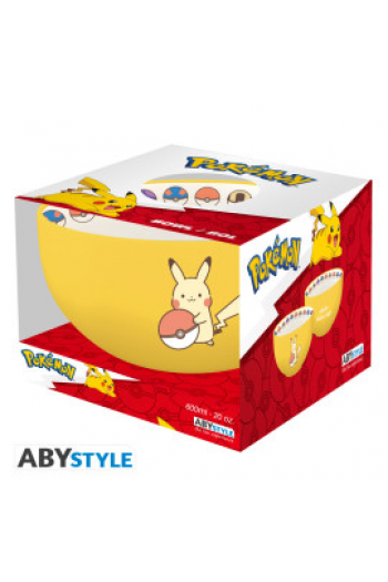 Pokemon - Bowl - 600 Ml - "Pikachu Electric Type" - Card Box - slika proizvoda