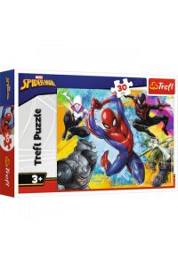 TREFL puzzle 30 kom, Spider-Mans colors , Disney Marvel Spiderman 18307