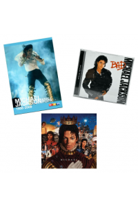 Michael Jackson set – knjižica „Kralj popa 1958–2009” + CD albumi „Bad" i „Michael"