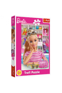 TREFL puzzle 100 kom, Meet Barbie / Mattel, Barbie 16458 - slika proizvoda