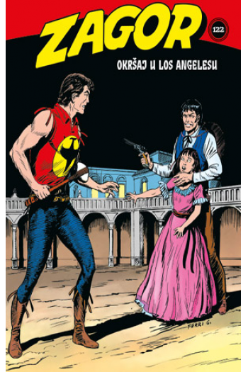 Zagor kolor biblioteka: Okršaj u Los Angelesu (Strip) - naslovnica