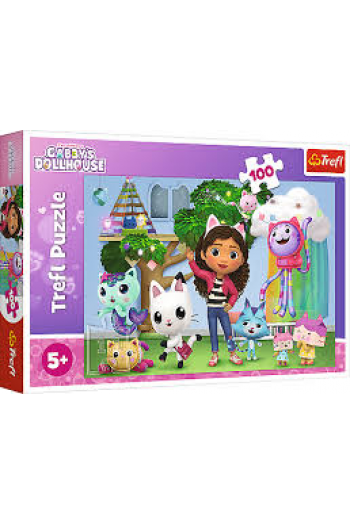TREFL puzzle 100 kom, Gabby's Dollhouse 16464 - slika proizvoda