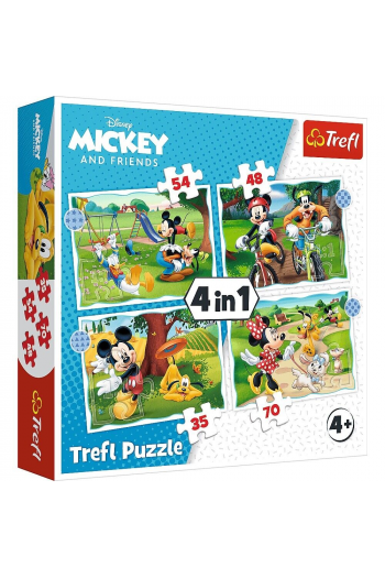 TREFL 4u1 puzzle Mickey Mouse 34604 - slika proizvoda