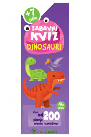 Zabavni kviz - Dinosauri - naslovnica